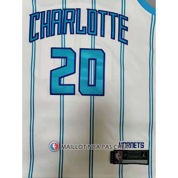 Maillot Charlotte Hornets Gordon Hayward Association 2020-21 Blanc